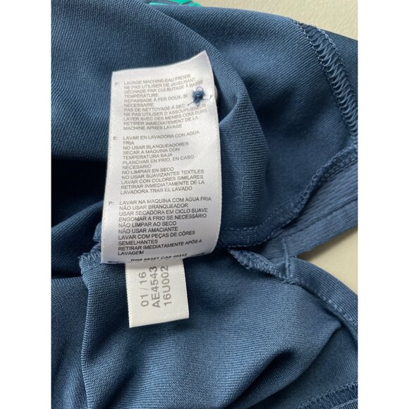 Adidas ClimaCool Golf Polo Shirt Size Large Blue Green Stripe Performance Sporty - Picture 5 of 8